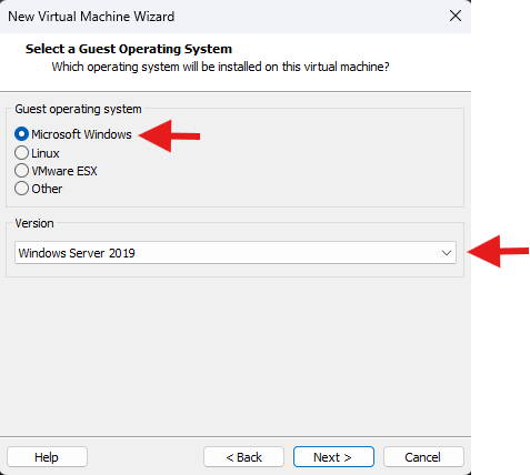 Select Server 2022
