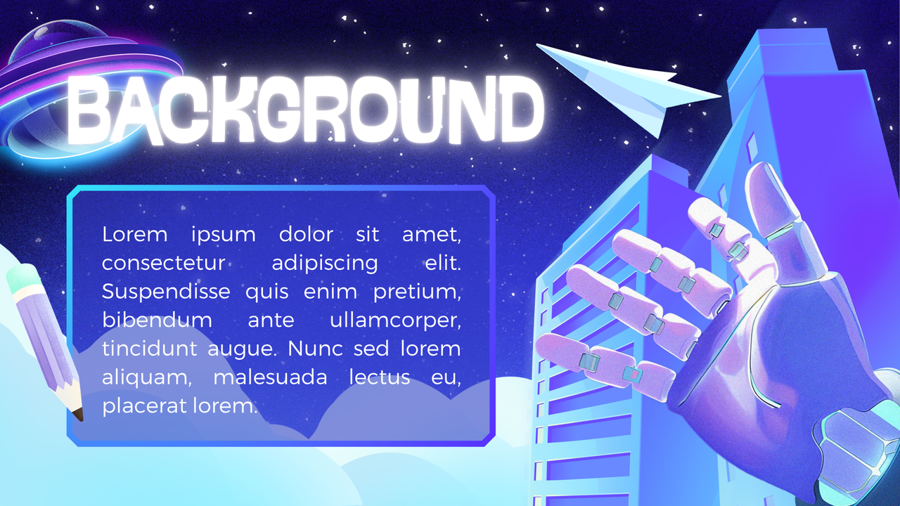 Purple and Blue Illustrative Group Project Presentation