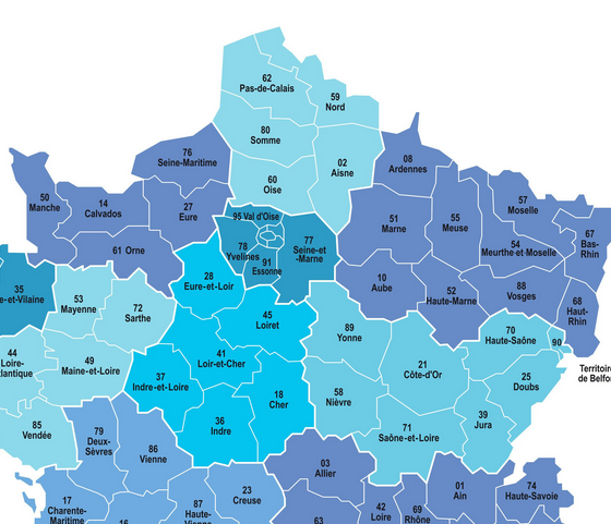 Carte Île-de-France