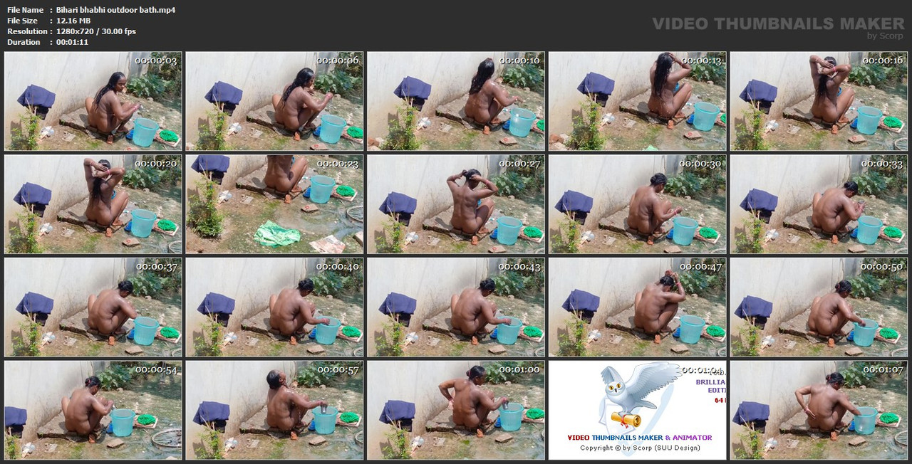 Bihari bhabhi outdoor bath.mp4