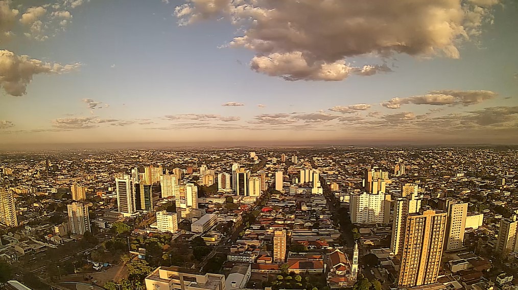 Campo Grande nesta manhã de quarta-feira