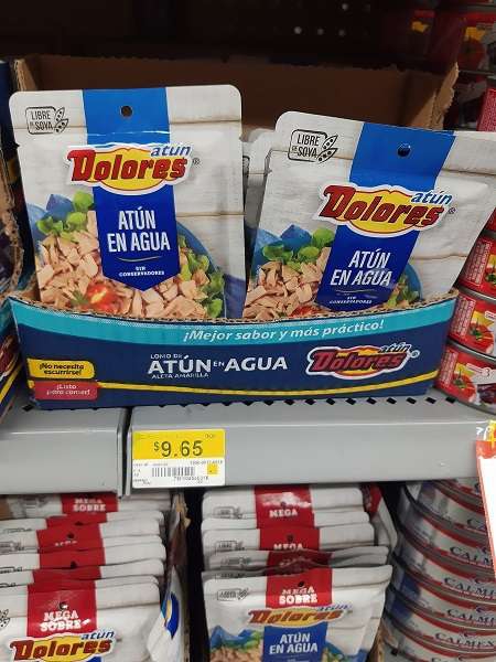 WALMART: ATÙN EN AGUA , ATÙN DOLORES $9.65 
