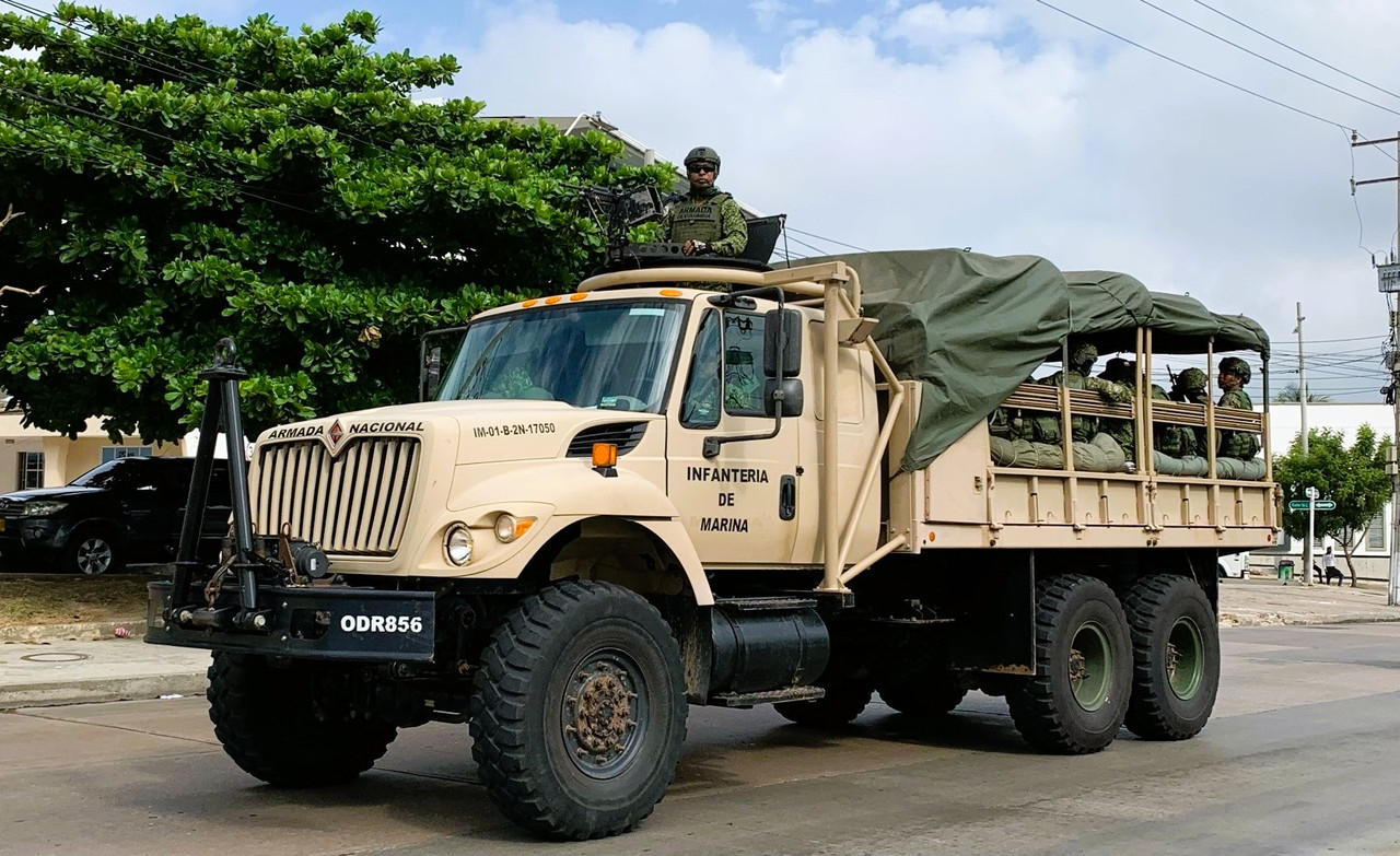 La Infantería de Marina de Colombia renueva sus camiones tácticos Navistar 7000-MV-GTT