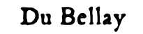 Du Bellay