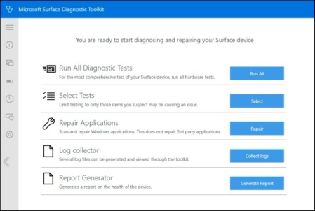 Microsoft Surface Diagnostic Toolkit 2.138.139.0 Microsoft Surface Diagnostic Toolkit 2.138.139.0