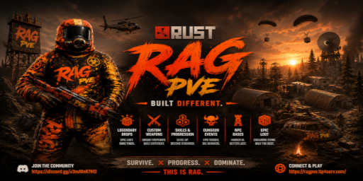 RAG | PVE | Legendary Drops | Custom Weapons | Skills | Events+ image