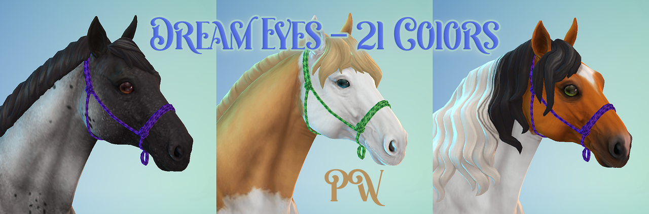 realistic horse eyes sims 4