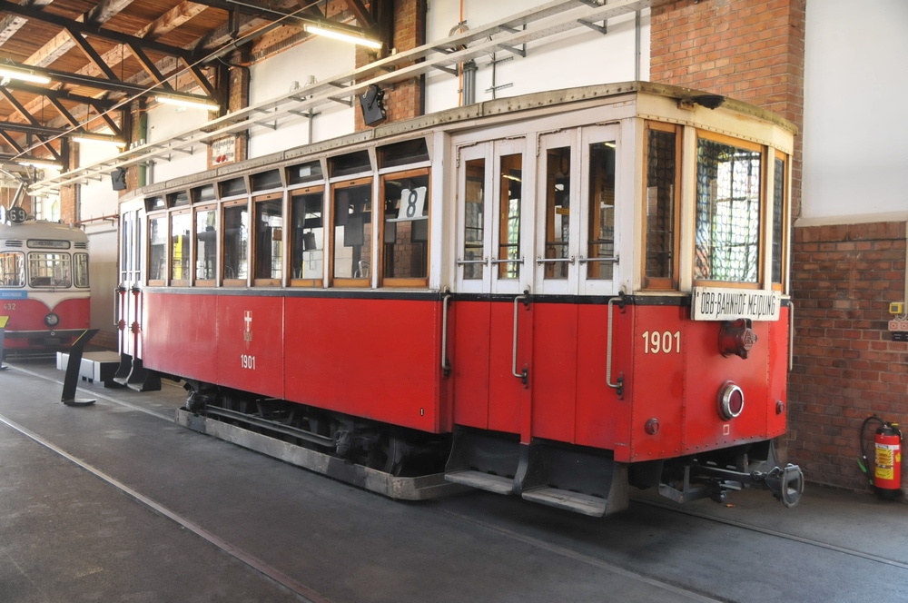 Tramvajski muzej u Beu 2-K-Wien-tramvajski-muzej-prikolica-k3-1901-Grazer-Waggonfabrik-Lohnerwerke