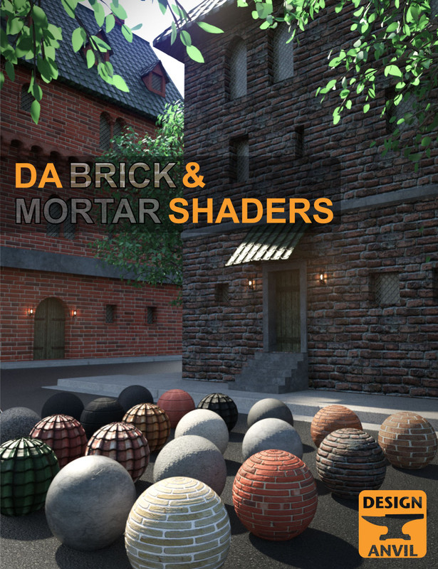 00 main da brick and mortar shaders daz3d