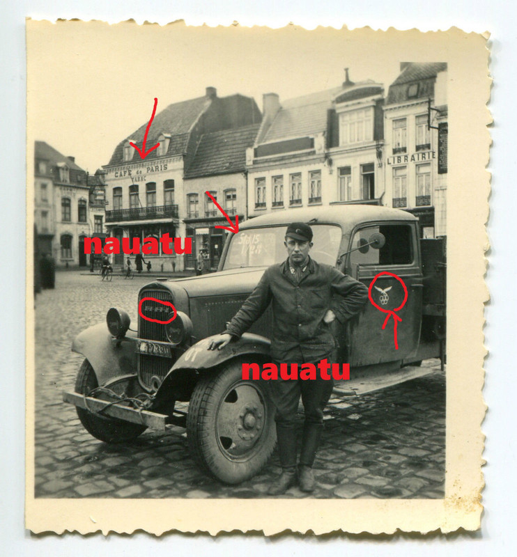 Foto Opel Blitz 2,0-12 1t Lkw Frankreich Frémico