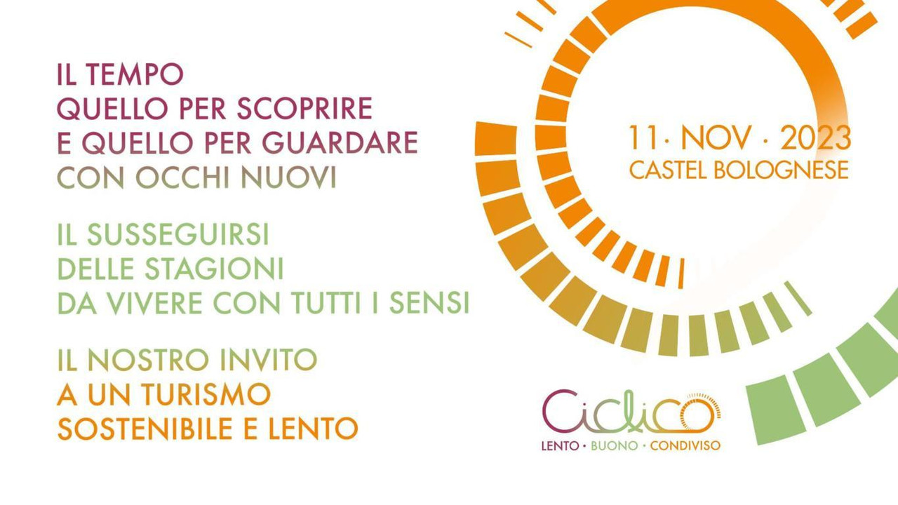 Ciclico: Lento-Buono-condiviso, Sabato 11 novembre Ciclico: Lento-Buono-condiviso, Sabato 11 novembre