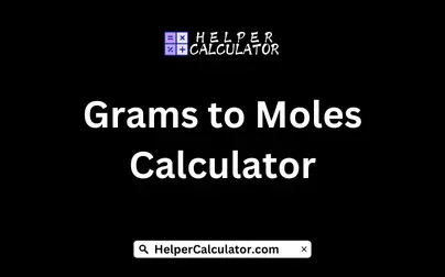 Grams to Moles Calculator
