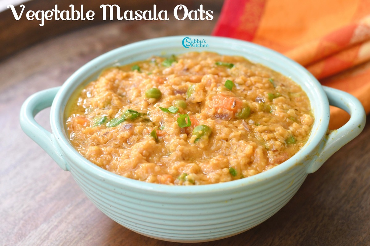 Masala Oats Recipe
