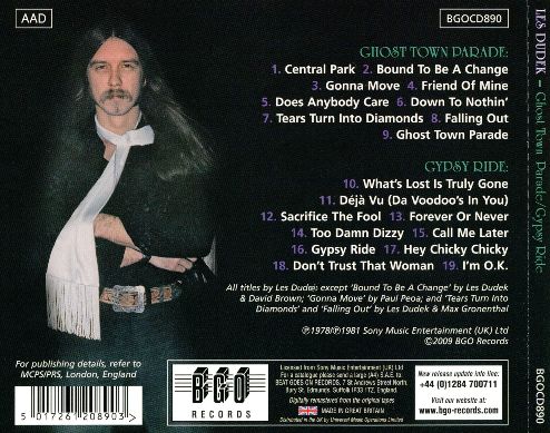 Les Dudek - Ghost Town Parade | Gypsy Ride (1978|1981) [Reissue 2009] Lossless+MP3