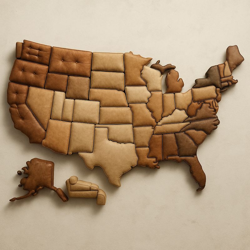 United States service coverage map