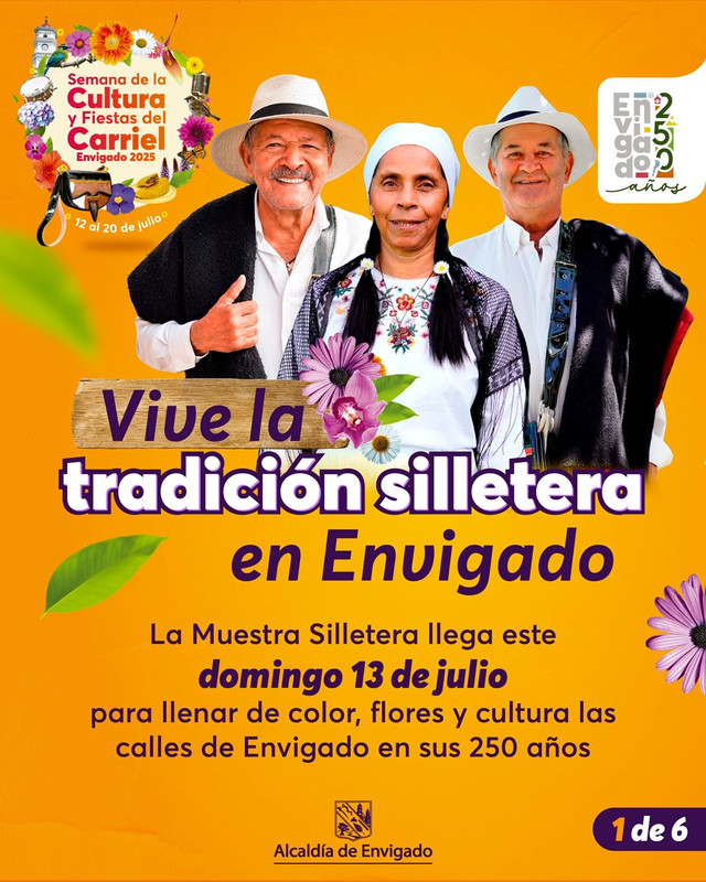 Envigado celebra sus 250 años con la tradicional Muestra Silletera 2025