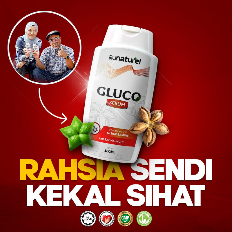 Gluco Serum — serum glucosamine dan sacha inchi 120ml