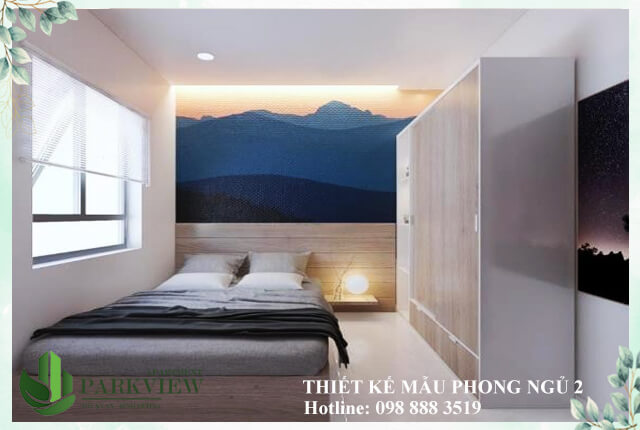 Thiết kế mẫu phòng ngủ 2 Dự án  căn hộ Thuận An Park View Bình Dương