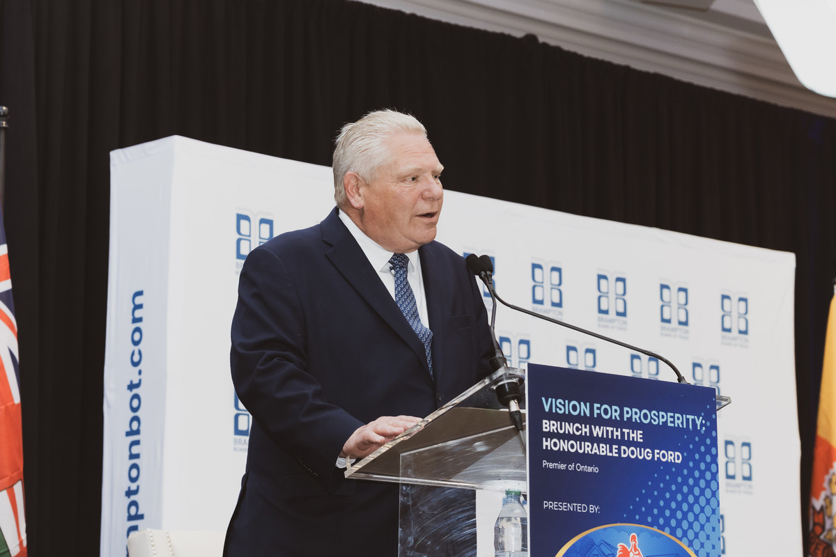 HKC Construction with Doug Ford at Brampton Board of Trade
