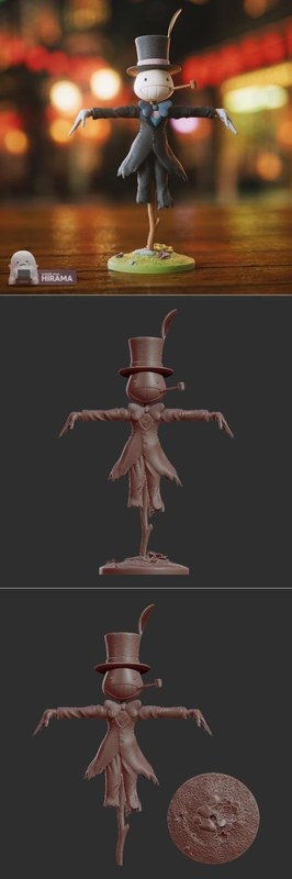 Turnip Head from Howls Castle – 3D Print Turnip Head from Howls Castle – 3D Print