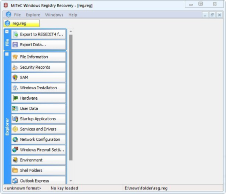 MiTeC Windows Registry Recovery 3.1.0 MiTeC Windows Registry Recovery 3.1.0