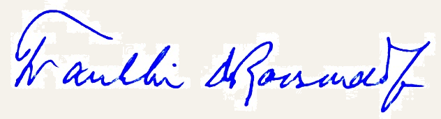 Franklin Delano Roosevelt signature