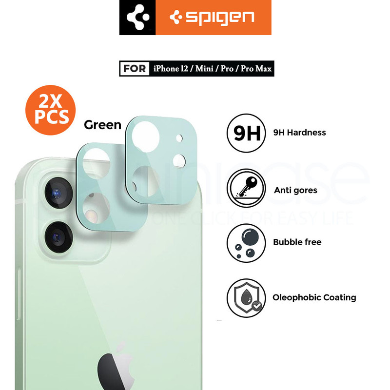 Camera Lens Protector iPhone 12 Pro Max 12 Mini Spigen GlastR Tempered