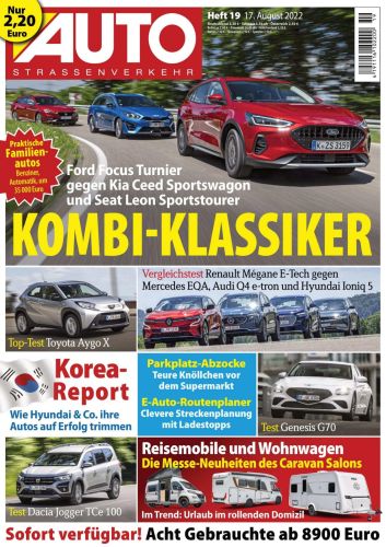 Cover: Auto Strassenverkehr Magazin No 19 vom 17 August 2022 Cover: Auto Strassenverkehr Magazin No 19 vom 17 August 2022