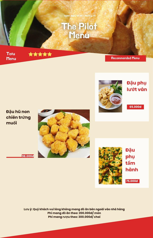 Menu trang 3