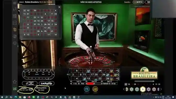Blackjack e Cassino Ao Vivo