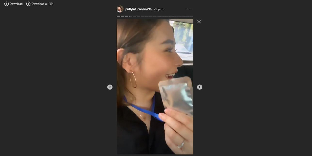 Begini Reaksi Prilly Latuconsina Saat Sadar Jadi Korban Hoax Kalung Anti Virus Corona