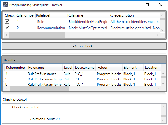 Programming Styleguide Checker Programming Styleguide Checker