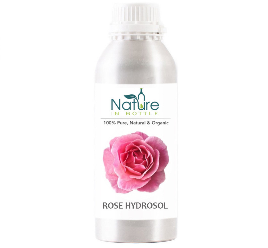 Nature's Absolutes Rose Essential Oil - 100% Pure, Steam Distilled &  Organic For Hair and Skin (15 ml / 0.5 Fl Oz)