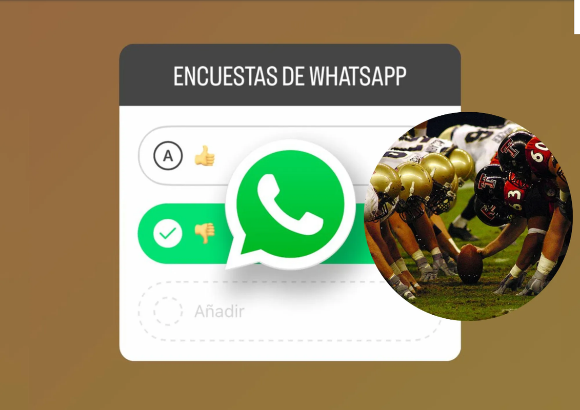 ¿Quieres organizar eventos del Super Bowl? Hazlo con las encuestas de WhatsApp