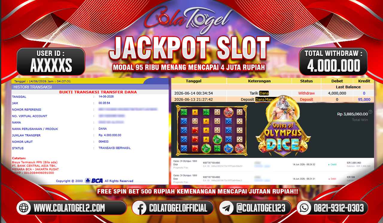 JACKPOT SLOT GACOR!!