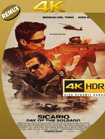 Sicario: Día Del Soldado (2018) REMUX 4K HDR10 2160p Latino [GoogleDrive]