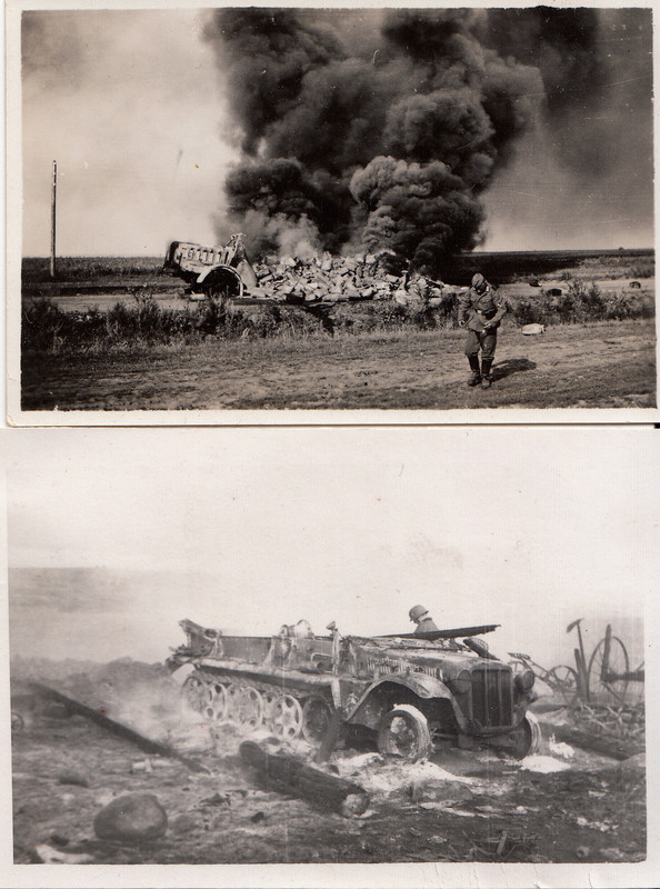 Wehrmacht Rußland Halbkette Zugmaschine Panzer b