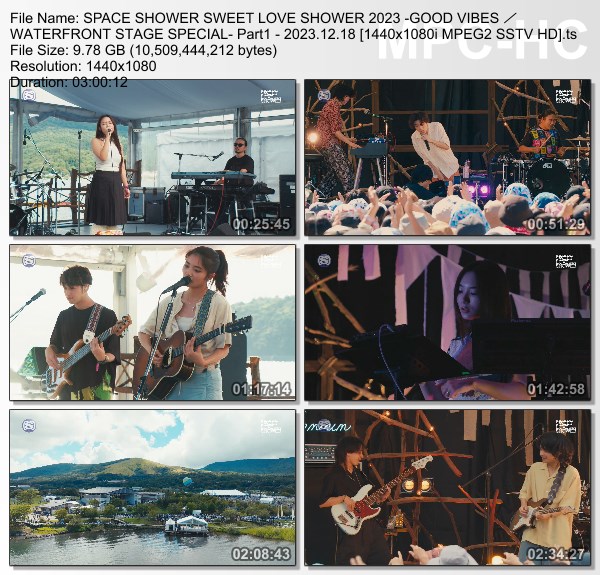 [TV-Variety] SPACE SHOWER SWEET LOVE SHOWER 2023 -GOOD VIBES / WATERFRONT STAGE SPECIAL- Part1 (SSTV 2023.12.18)