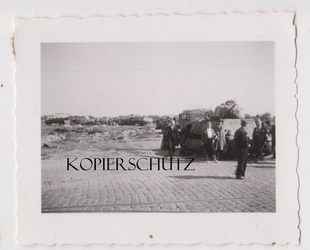 Frankreich Dünkirchen Beute Kfz Panzer Hafen Sta