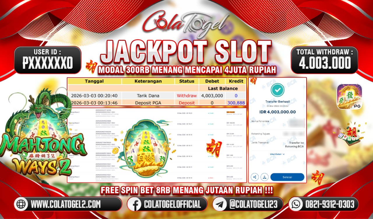 JACKPOT SLOT GACORR!!