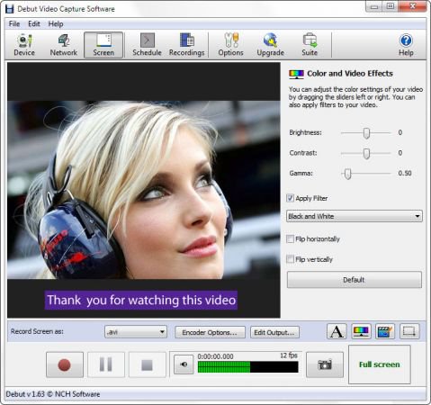 NCH Debut Video Capture Software Pro 5.32
