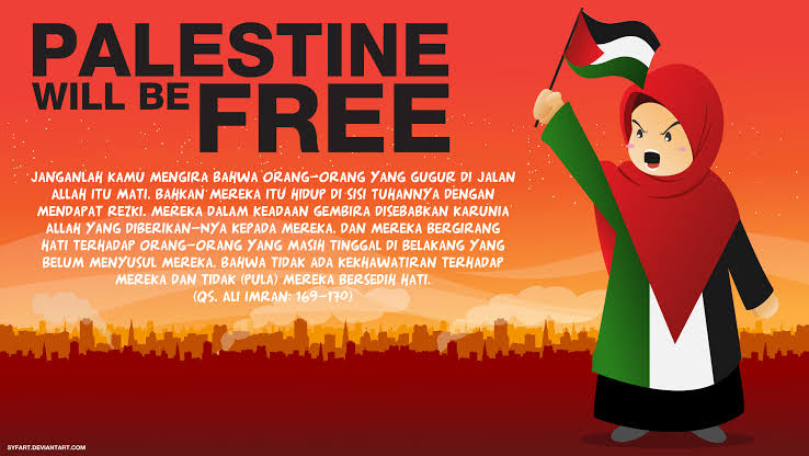 We stand with Palestine 