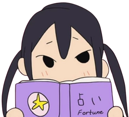 azusa nakano holding a book