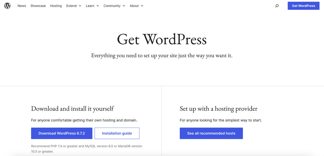 cms wordpress для сайта