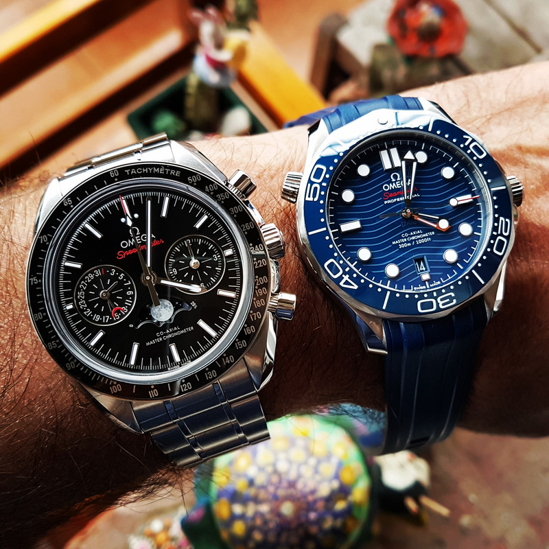 Ω Seamaster Professional Diver 300M Co-Axial Master Chronometer 42mm Cal. 8800 Blue (1)