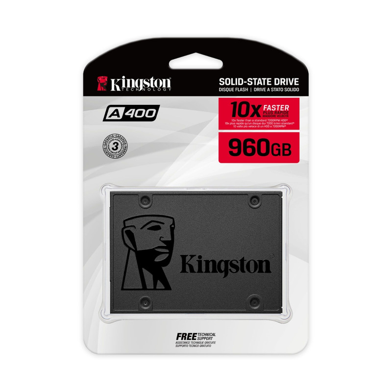 Disco Solido SSD Kingston 960GB A400 500MB/s