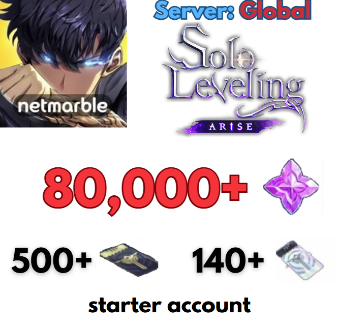 [Global] Solo Leveling:Arise Reroll Account 