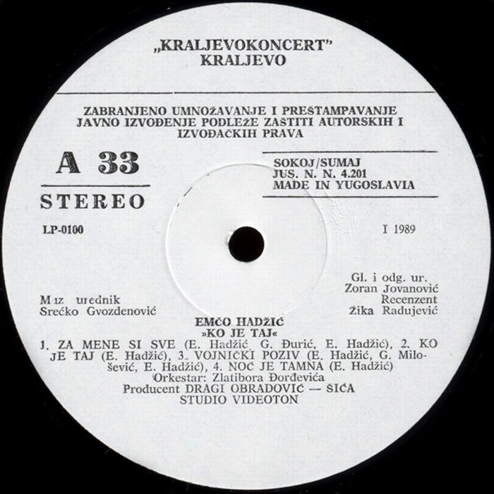 Emco Hadzic - Ko je taj - A