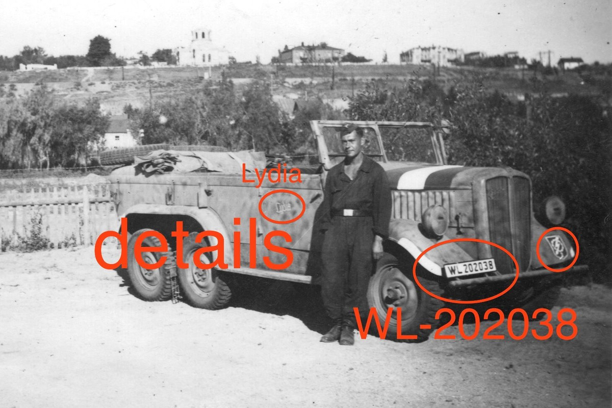 Gelände PKW PRAGA AV (6x4) Tarnanstrich 1944 Luf