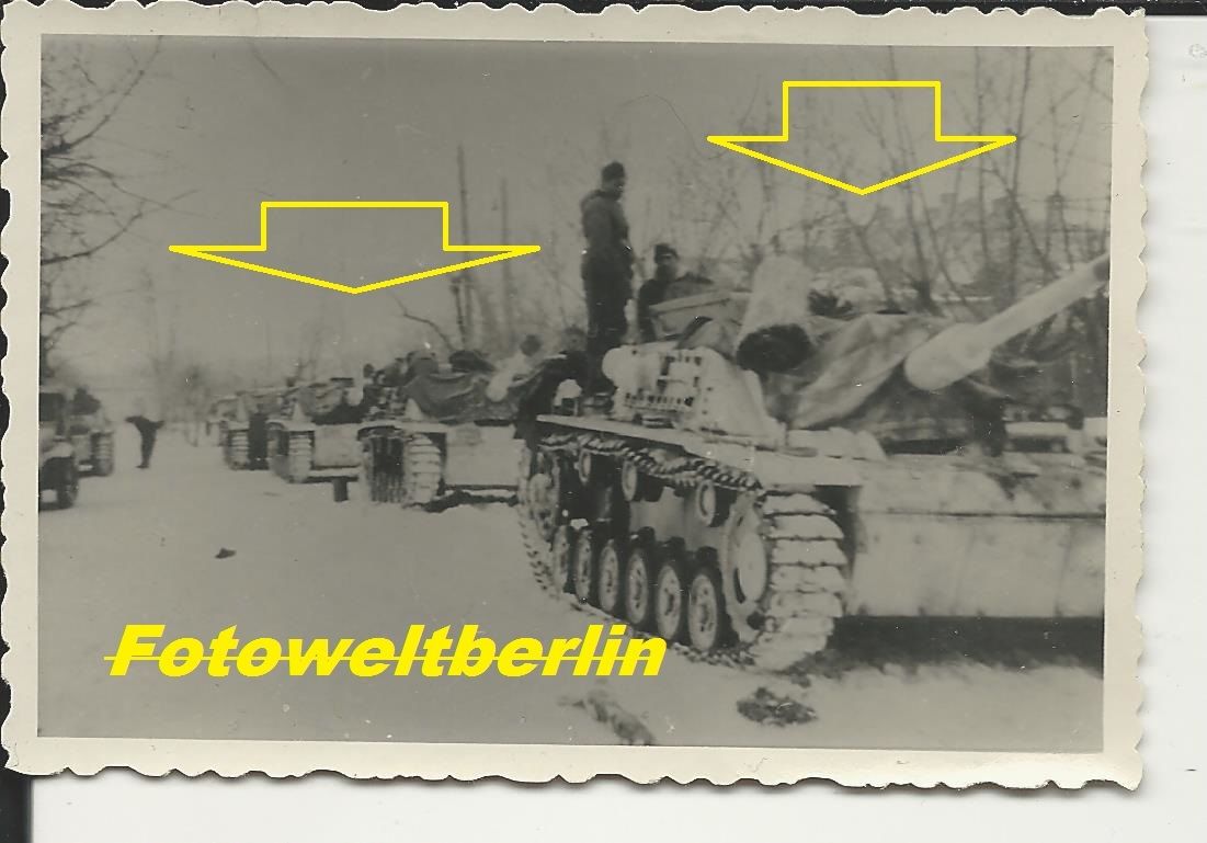 2 WK 1944 Winter Stug Sturmgeschütz Kolonne Lang